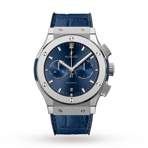 hublot chronograph blue|hublot geneve chronograph.